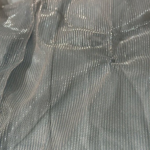 Teezeme Spaghetti Strap Embroidered Beaded Formal Gown - Light Blue - size 5/6 - Picture 7 of 12